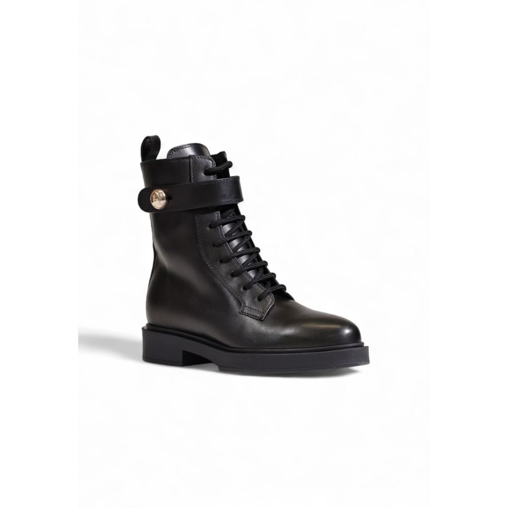 Furla Black Leather Boot