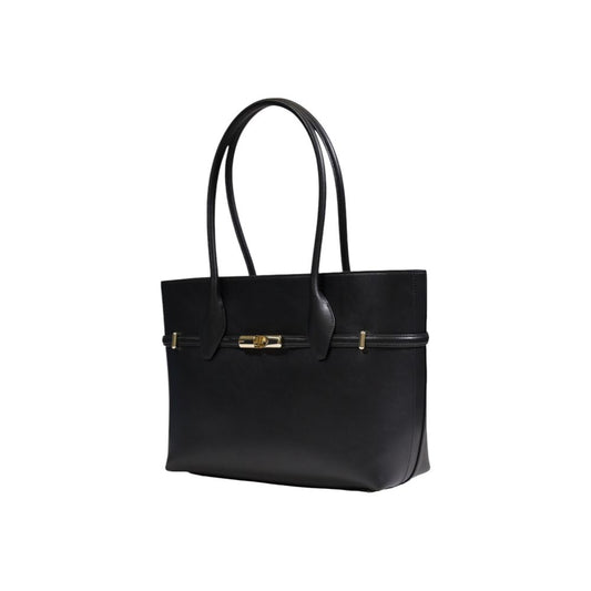 Furla Black Leather Handbag