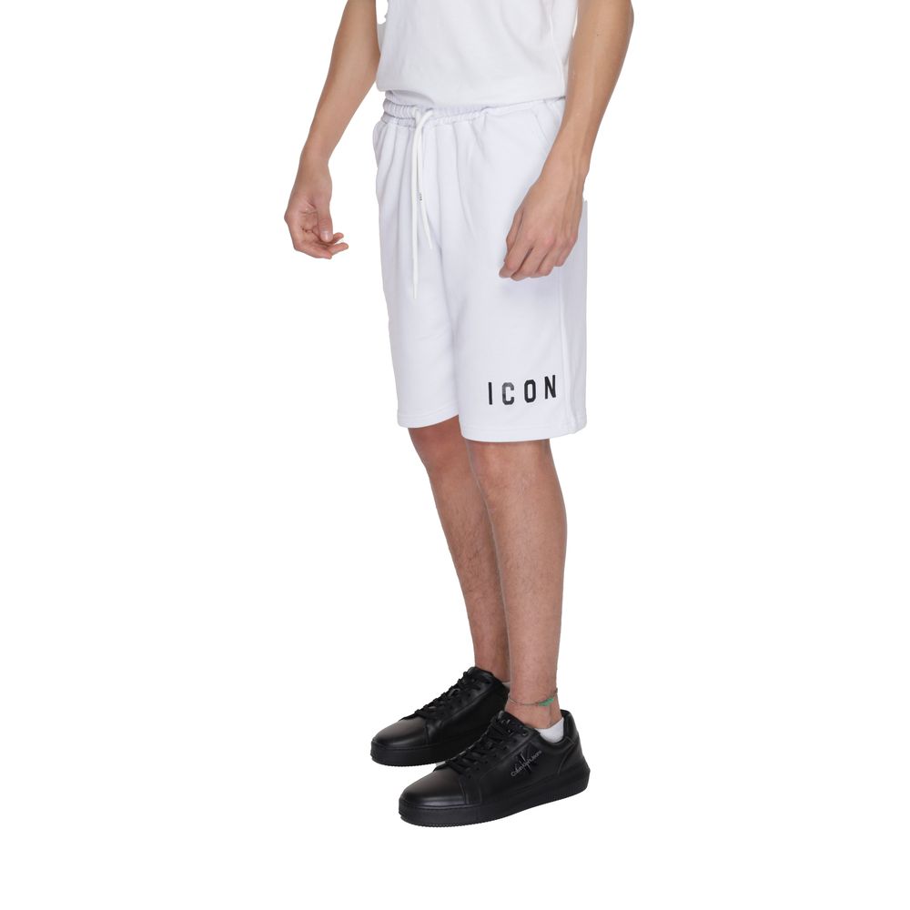 Icon White Cotton Short