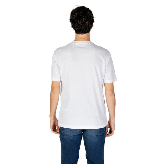 EA7 Emporio Armani White Cotton T-Shirt