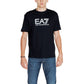 EA7 Emporio Armani Black Cotton T-Shirt