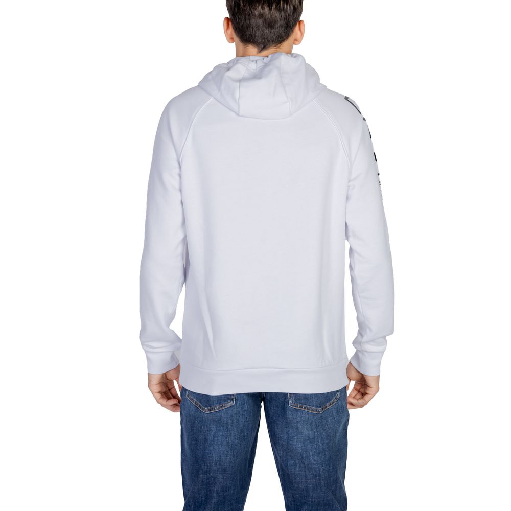 EA7 Emporio Armani White Cotton Sweater