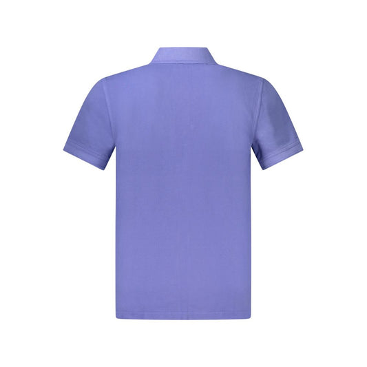 Hugo Boss Blue Cotton Polo Shirt