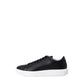 Armani Exchange Black Leather Sneaker