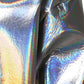 Dolce & Gabbana Silver Iridescent Full Zip Men Bomber Jacket