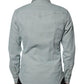 Dolce & Gabbana Light Blue Cotton Button Down Casual Shirt