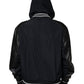 Dolce & Gabbana Black Hooded Full Zip Men Bomber Jacket