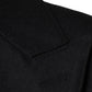 Dolce & Gabbana Black Wool Double Breasted Men Coat Jacket