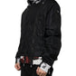 Dolce & Gabbana Black Nylon Full Zip Men Bomber Jacket