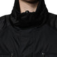 Dolce & Gabbana Black Nylon Winter Men Parka Coat Jacket