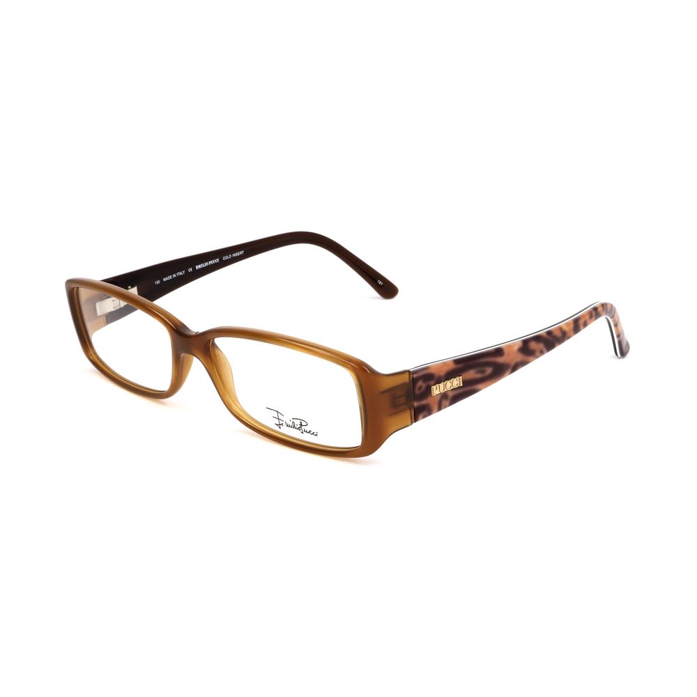 Emilio Pucci Brown Plastic Frames