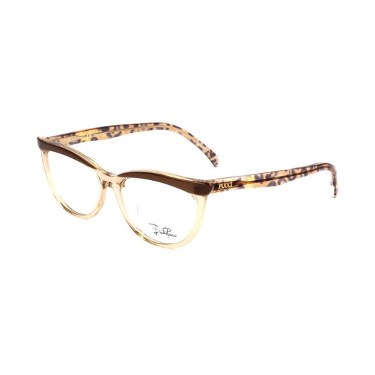 Emilio Pucci Brown Plastic Frames