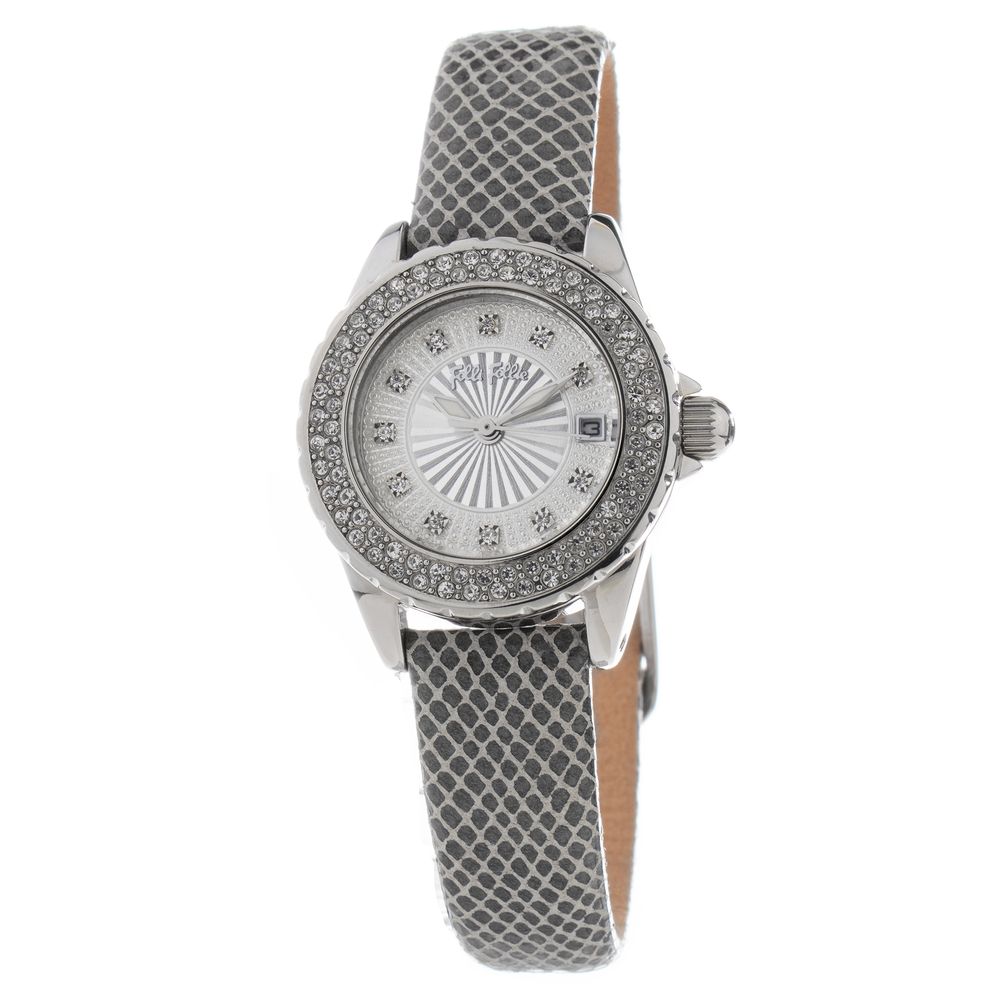 Folli Follie Gray Leather Watch