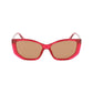 Karl Lagerfeld Red Injected Sunglasses