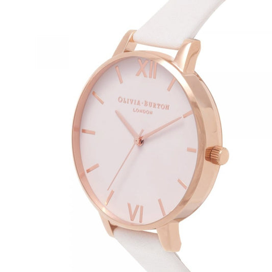 Olivia Burton White Synthetic Leather Watch