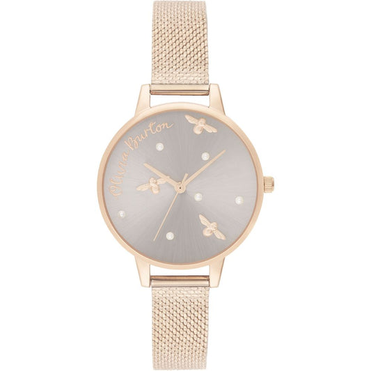 Olivia Burton Gold Steel Watch