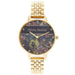 Olivia Burton Gold Steel Watch