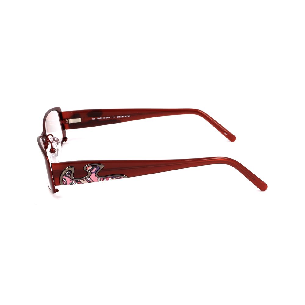 Emilio Pucci Red Metal Frames