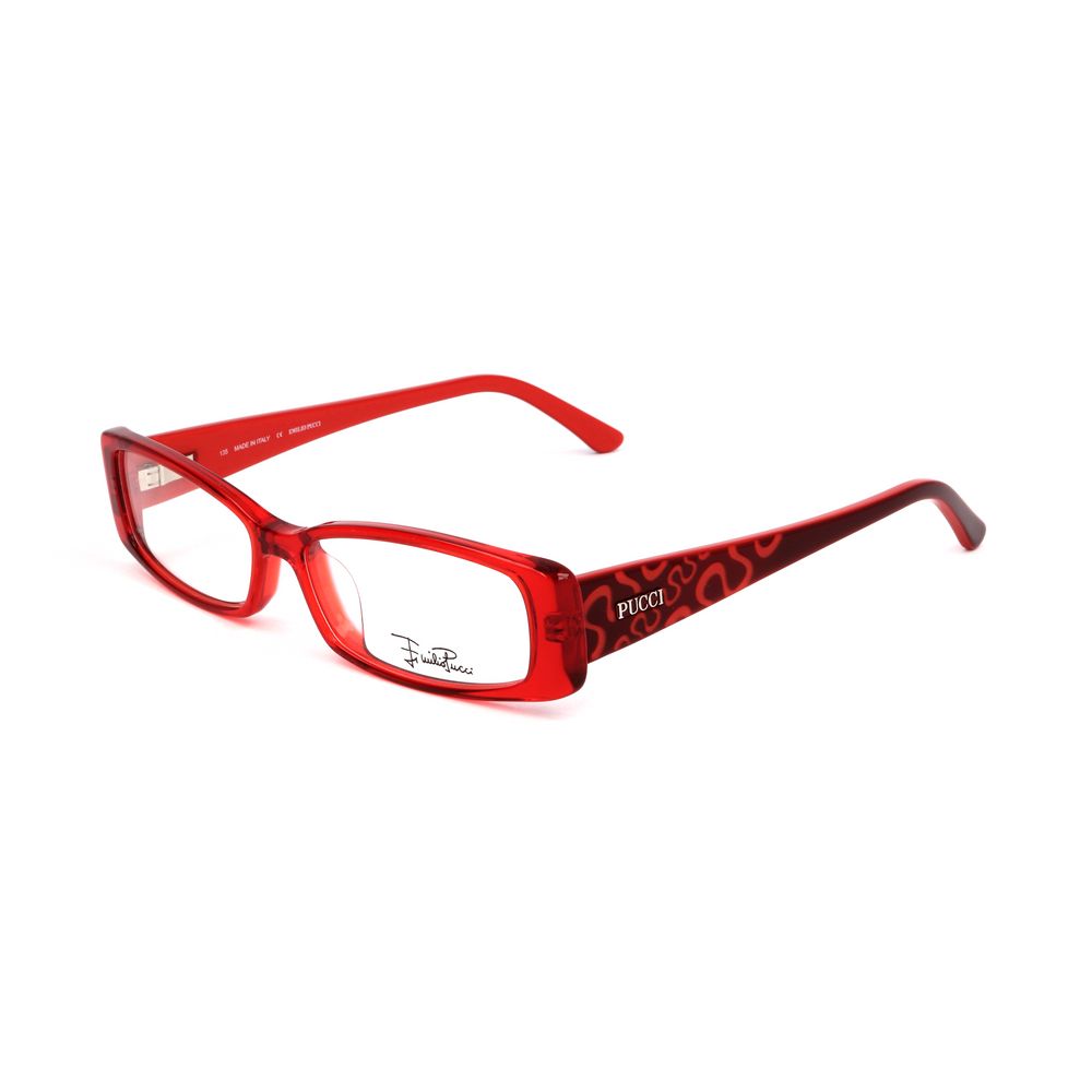 Emilio Pucci Red Plastic Frames