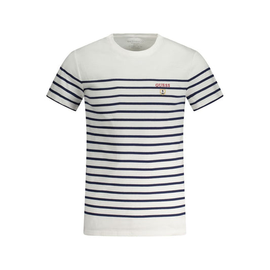 Guess Jeans White Cotton T-Shirt