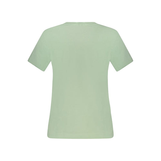 Guess Jeans Green Cotton Tops & T-Shirt