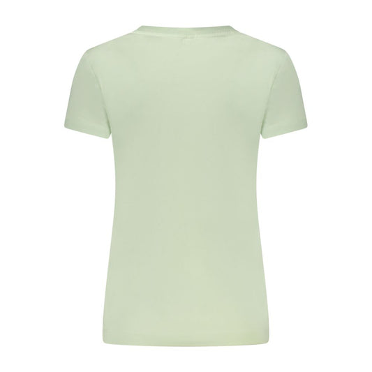 Guess Jeans Green Cotton Tops & T-Shirt