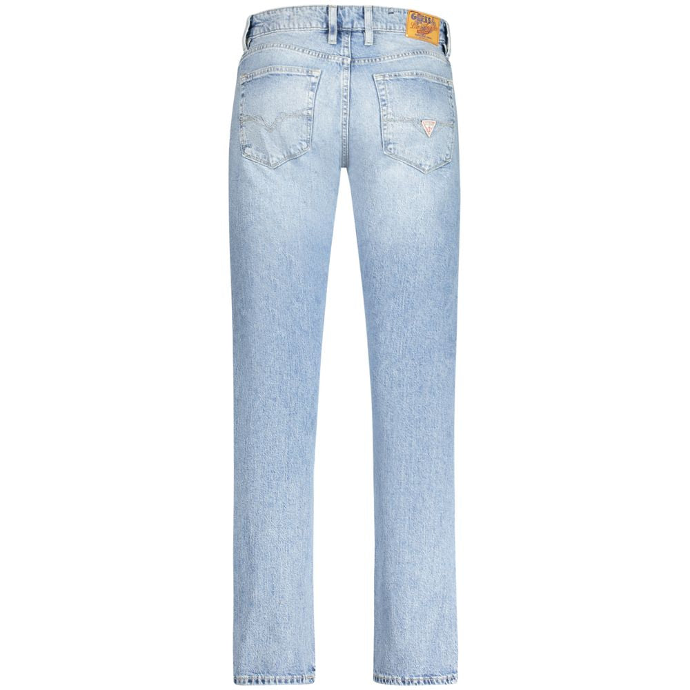 Guess Jeans Light Blue Cotton Jeans & Pant