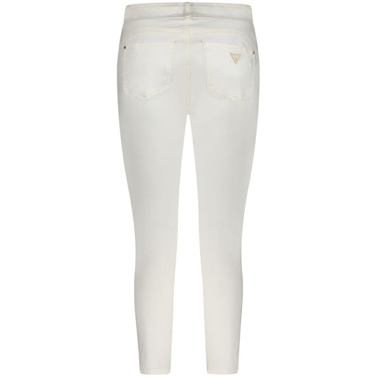 Guess Jeans White Cotton Jeans & Pant