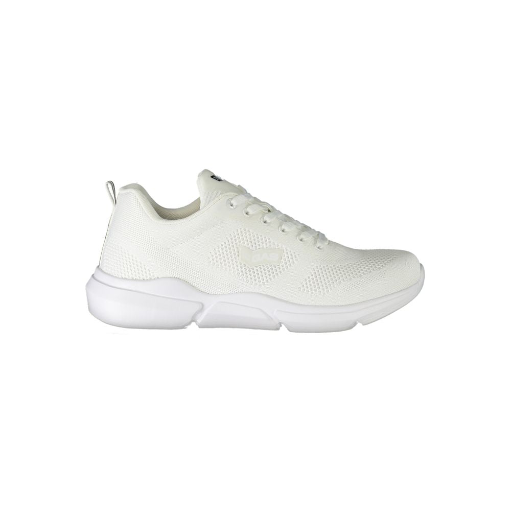 Gas White Polyester Sneaker