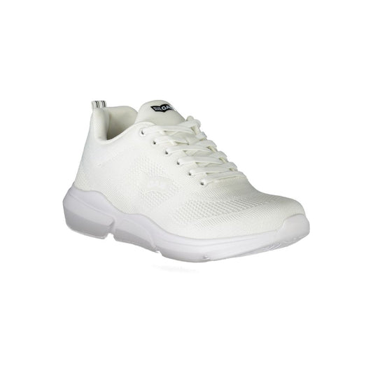 Gas White Polyester Sneaker