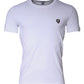 Dolce & Gabbana White Logo Cotton Crew Neck T-shirt