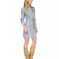 Women's Chambray Utility Shirtdress