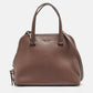 Taupe Brown Leather Patterson Drive Medium Dome Satchel