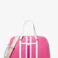 Jet Set Travel Extra-Large Striped Signature Logo Weekender Bag