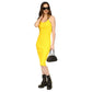 Women's Rib-Knit Midi Dress