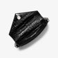 Manhatta Crocodile Embossed Patent Leather Shoulder Bag