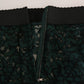 Dolce & Gabbana High Waist Floral Lace Slim Trousers