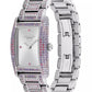 Women's Reese Silver Stainless Steel and Crystals Bracelet Watch 24.5mm