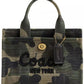 Camo Print Canvas Small Cargo Tote 20