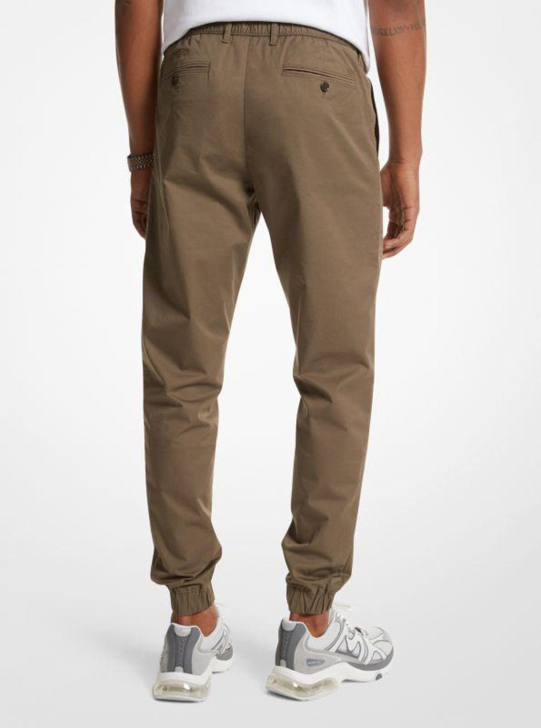 Stretch Cotton Joggers