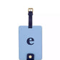 New York Just Mine Initial Luggage Tag, E