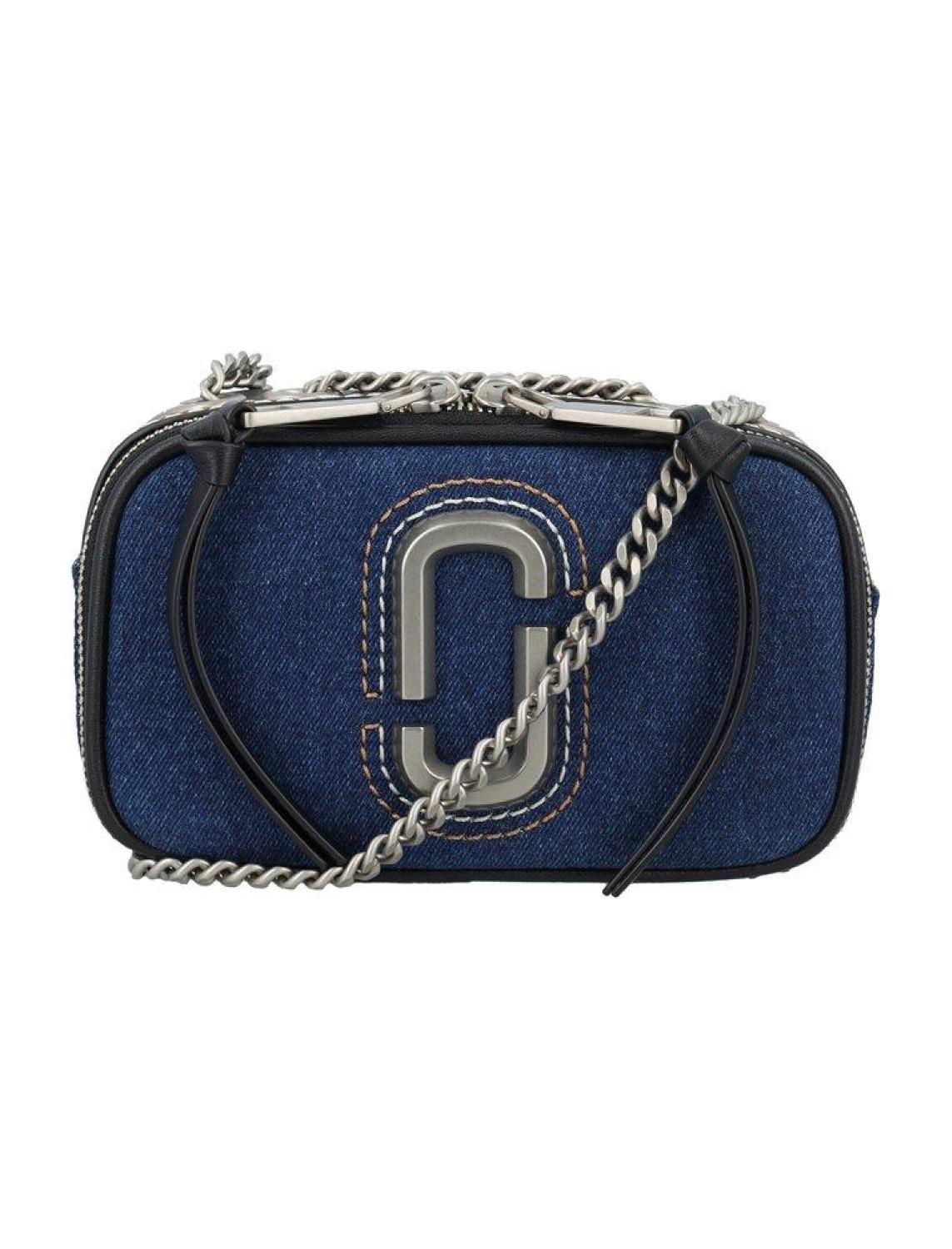 Marc Jacobs The Denim Chain Snapshot Crossbody Bag