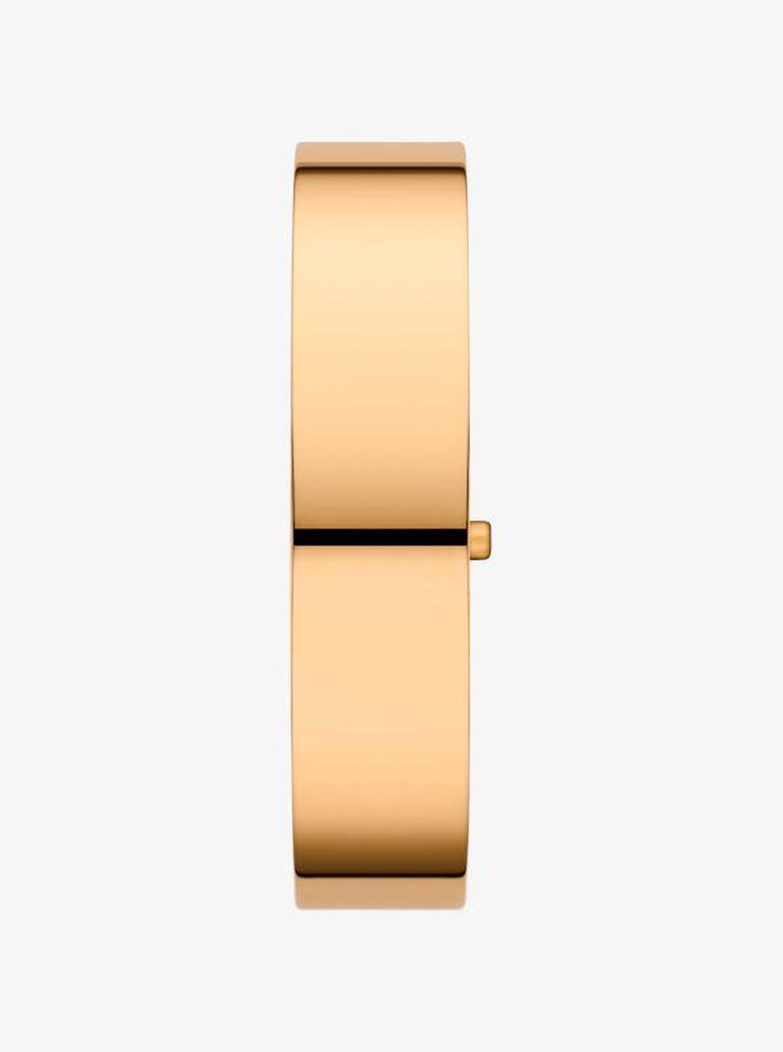 Yazmeen Gold-Tone Bangle Watch