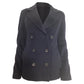 Studio Pea Coat in Navy Blue Virgin Wool