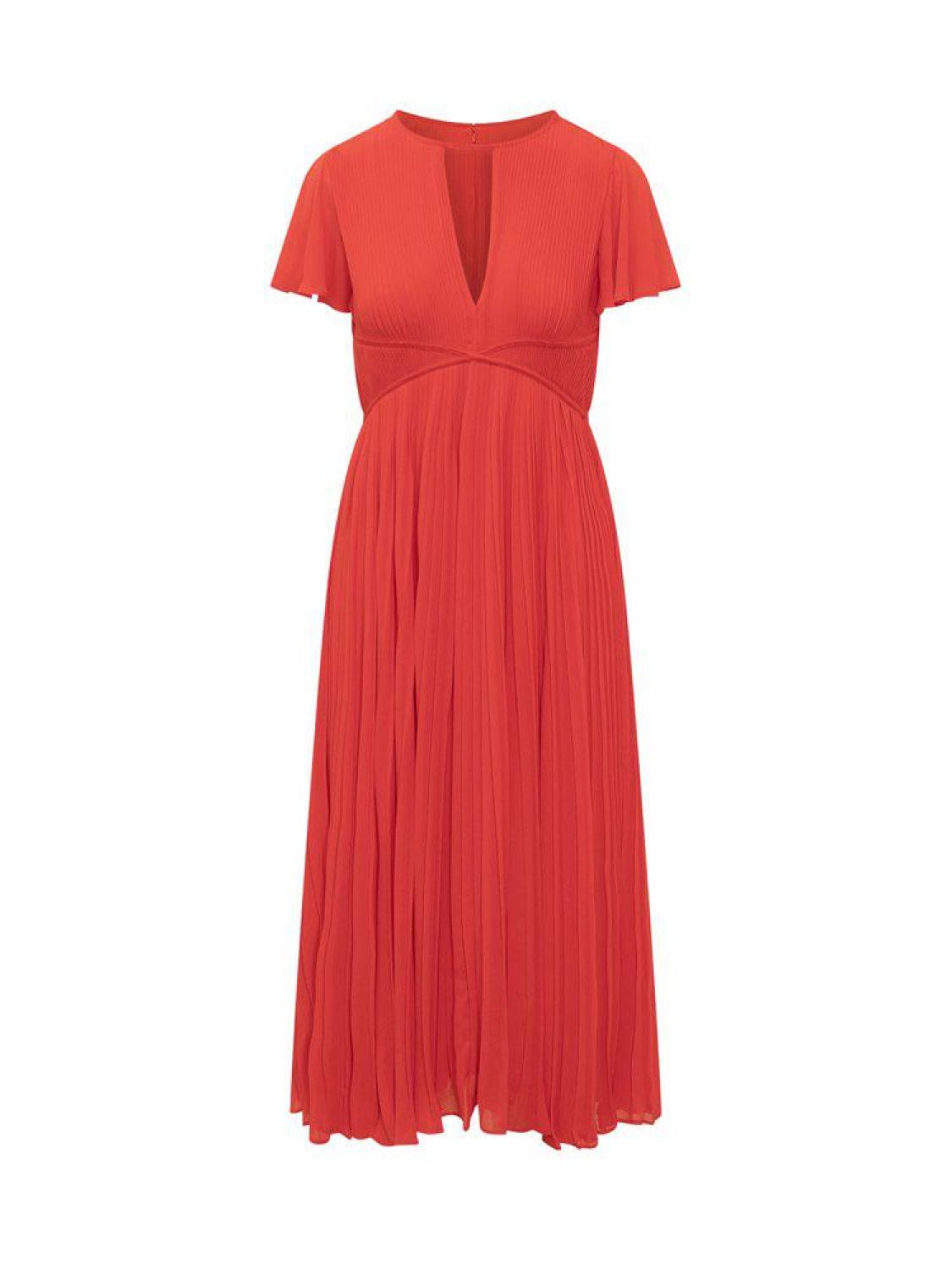 Michael Michael Kors V-Neck Midi Dress