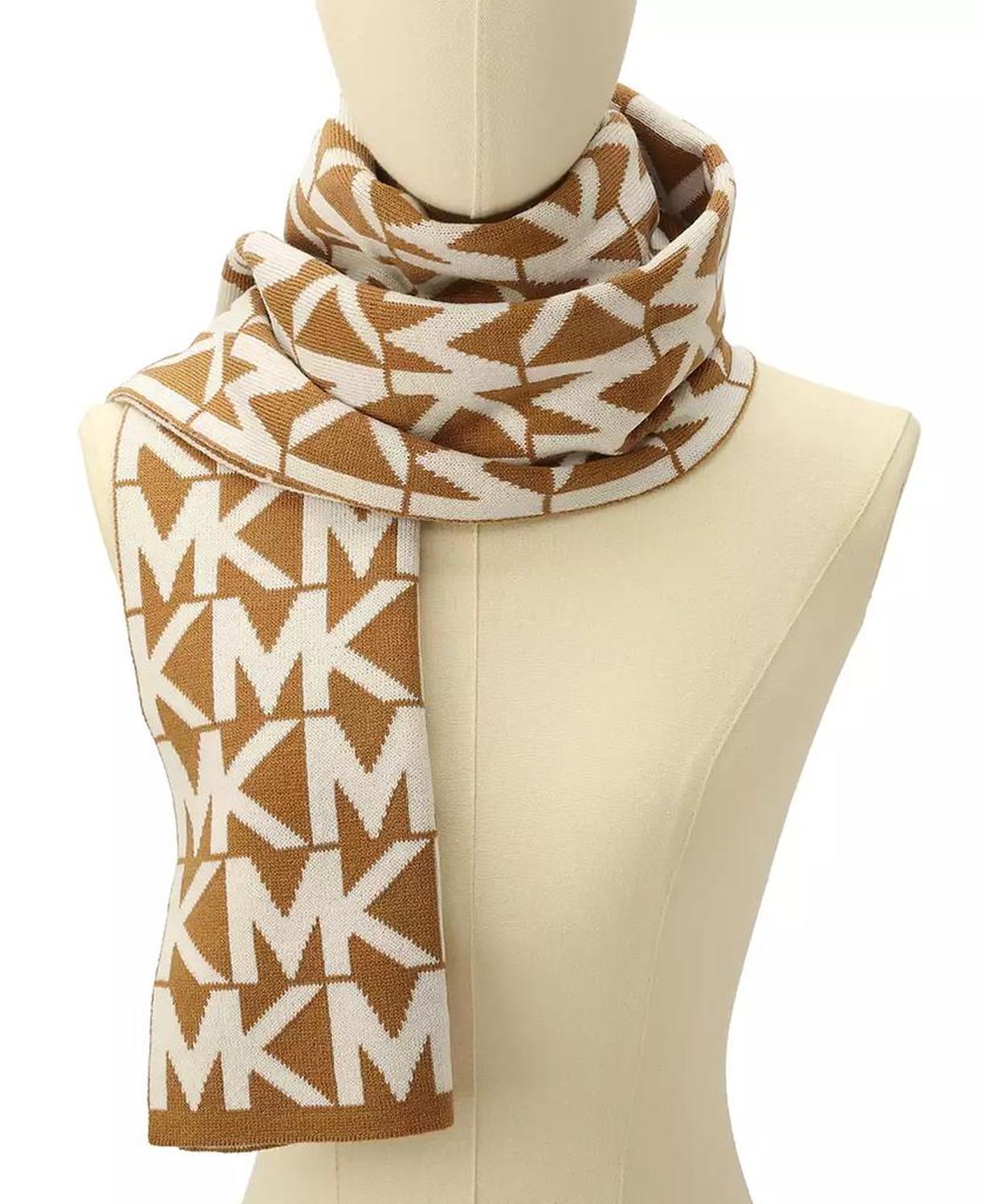 MICHAEL Major MK Repeating Logo Knit Scarf