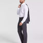 Men Classic-Fit Wool-Blend Suit Separate Pants