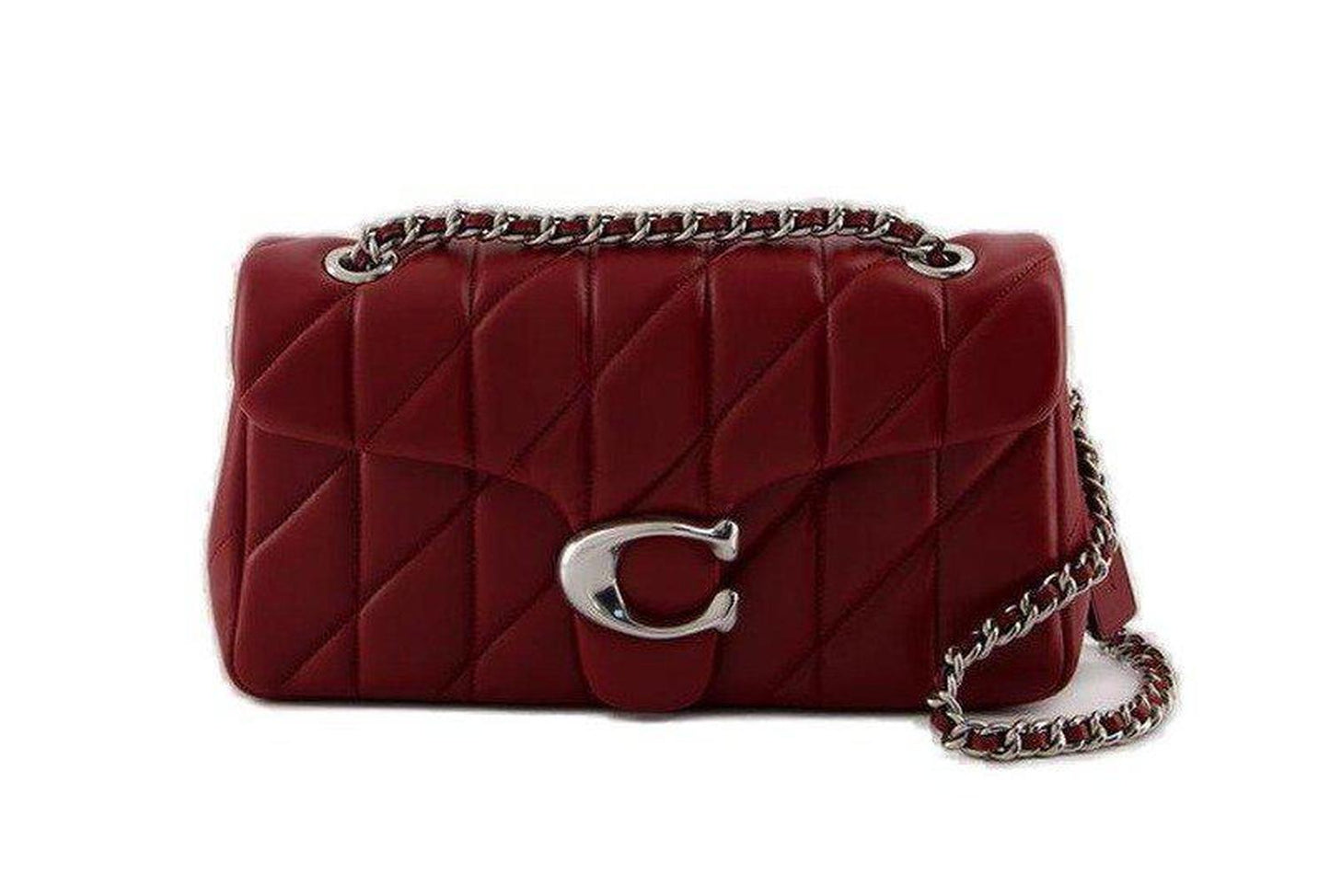 Coach Tabby 26 Logo Plaque Shoulder Bag