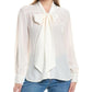 Max Mara Crema Silk Shirt