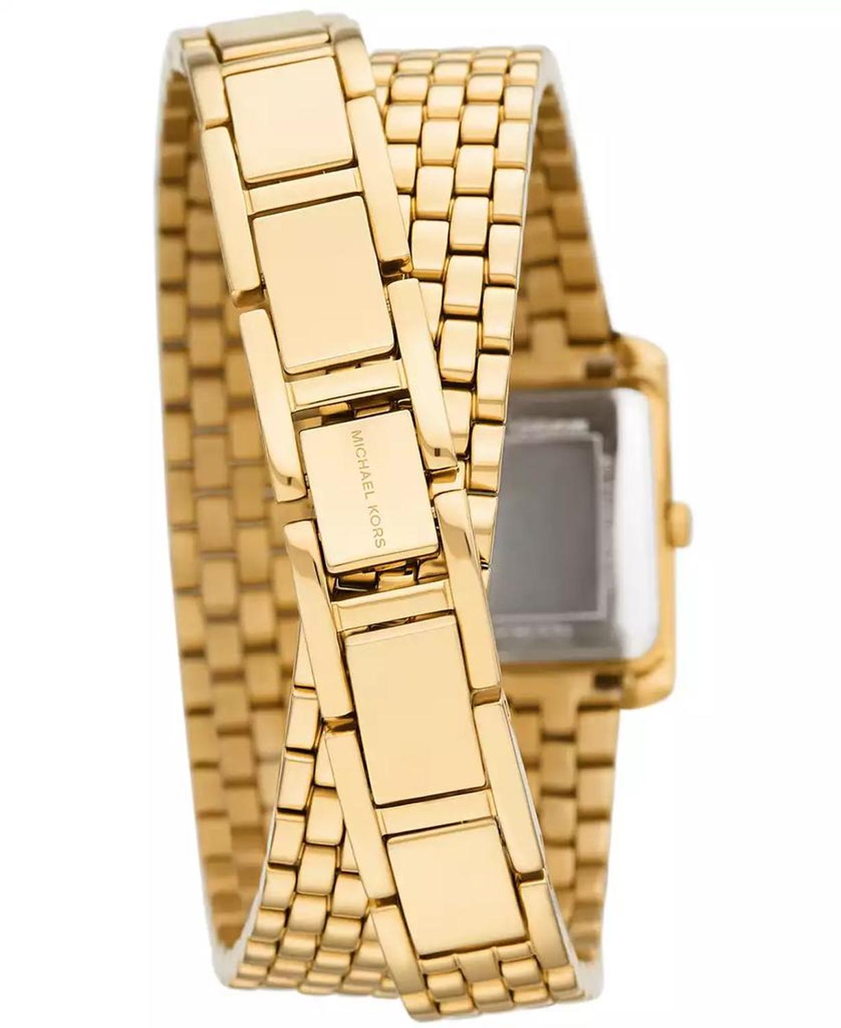 Women's Emery Three-Hand Gold-Tone Stainless Steel Watch 22mm